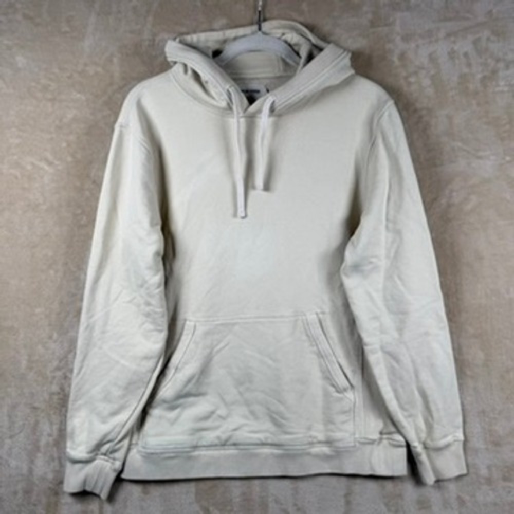 Taylor Stitch The Fillmore Hoodie Natural Organic Cotton French Terry Size 36